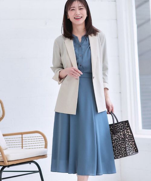 Reflect / リフレクト ロング・マキシ丈スカート | 【マシンウォッシュ可/ウエスト総ゴム/セットアップ可】エアリーロングスカート | 詳細1