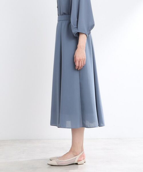 Reflect / リフレクト ロング・マキシ丈スカート | 【マシンウォッシュ可/ウエスト総ゴム/セットアップ可】エアリーロングスカート | 詳細21