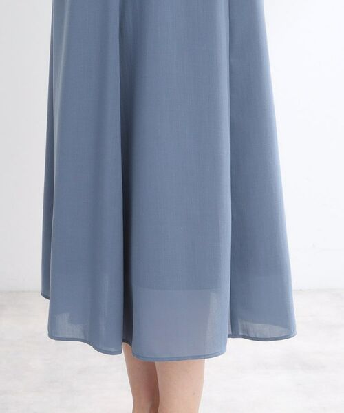 Reflect / リフレクト ロング・マキシ丈スカート | 【マシンウォッシュ可/ウエスト総ゴム/セットアップ可】エアリーロングスカート | 詳細25