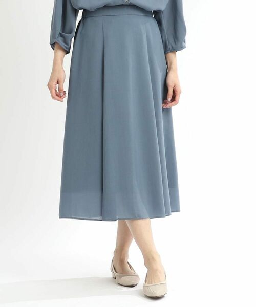Reflect / リフレクト ロング・マキシ丈スカート | 【マシンウォッシュ可/ウエスト総ゴム/セットアップ可】エアリーロングスカート | 詳細29