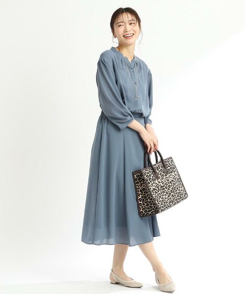 Reflect / リフレクト ロング・マキシ丈スカート | 【マシンウォッシュ可/ウエスト総ゴム/セットアップ可】エアリーロングスカート | 詳細6