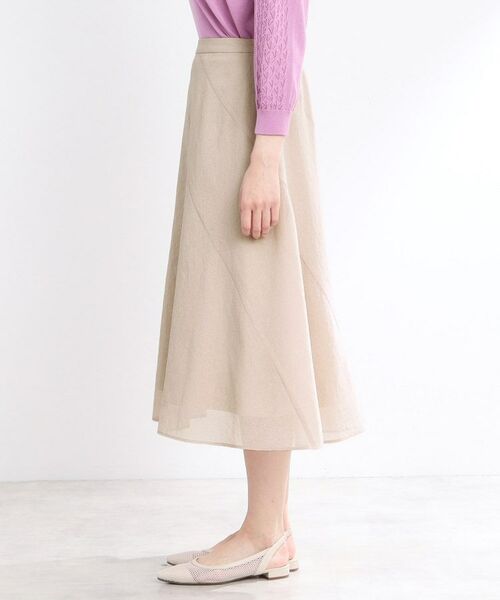 Reflect / リフレクト スカート | 【手洗い可】シアーガーゼフレアスカート | 詳細12