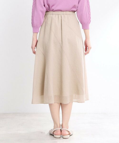 Reflect / リフレクト スカート | 【手洗い可】シアーガーゼフレアスカート | 詳細13