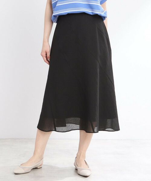 Reflect / リフレクト スカート | 【手洗い可】シアーガーゼフレアスカート | 詳細4