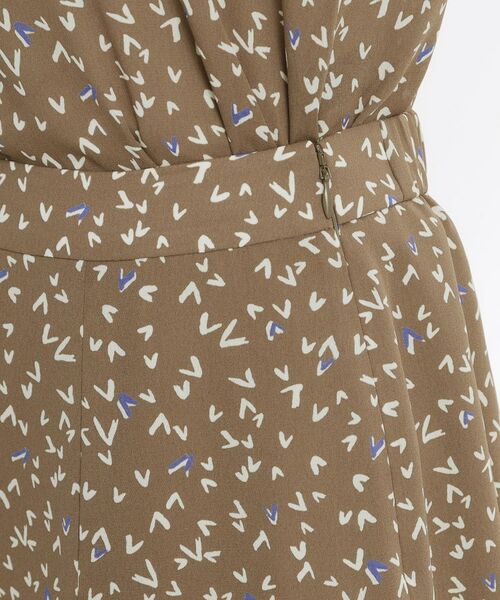 Reflect / リフレクト ミニ・ひざ丈スカート | 【マシンウォッシュ可/セットアップ可】Aラインプリントスカート | 詳細20