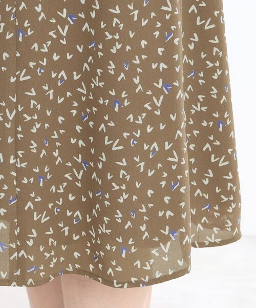 Reflect / リフレクト ミニ・ひざ丈スカート | 【マシンウォッシュ可/セットアップ可】Aラインプリントスカート | 詳細21