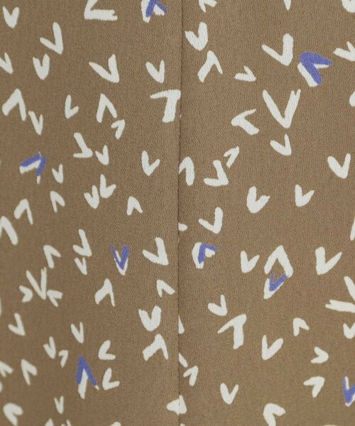 Reflect / リフレクト ミニ・ひざ丈スカート | 【マシンウォッシュ可/セットアップ可】Aラインプリントスカート | 詳細9