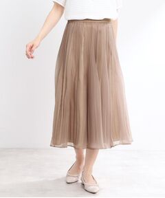 Reflect / リフレクト ロング・マキシ丈スカート | 【R‐QUALITY／手洗い可】シアープリーツスカート