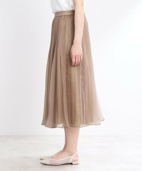 Reflect / リフレクト ロング・マキシ丈スカート | 【R‐QUALITY/手洗い可】シアープリーツスカート | 詳細14