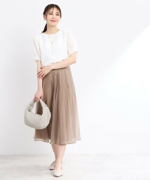 Reflect / リフレクト ロング・マキシ丈スカート | 【R‐QUALITY/手洗い可】シアープリーツスカート | 詳細8