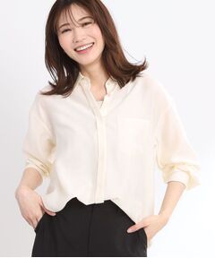 Reflect / リフレクト シャツ・ブラウス | 【マシンウォッシュ可】3WAYシアーシャツブラウス