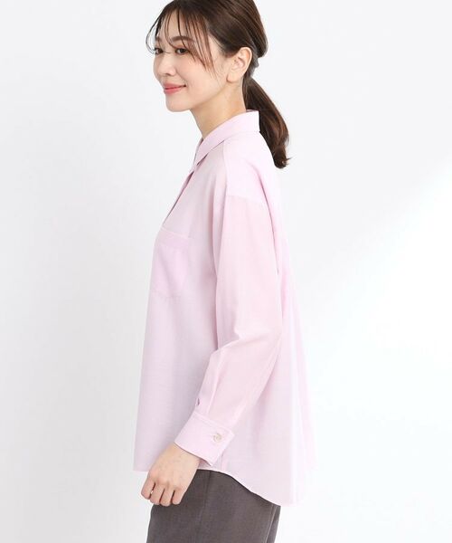 Reflect / リフレクト シャツ・ブラウス | 【マシンウォッシュ可】3WAYシアーシャツブラウス | 詳細19