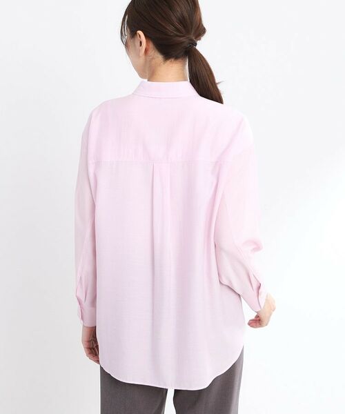 Reflect / リフレクト シャツ・ブラウス | 【マシンウォッシュ可】3WAYシアーシャツブラウス | 詳細20