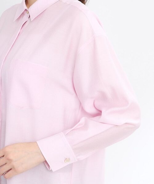 Reflect / リフレクト シャツ・ブラウス | 【マシンウォッシュ可】3WAYシアーシャツブラウス | 詳細22