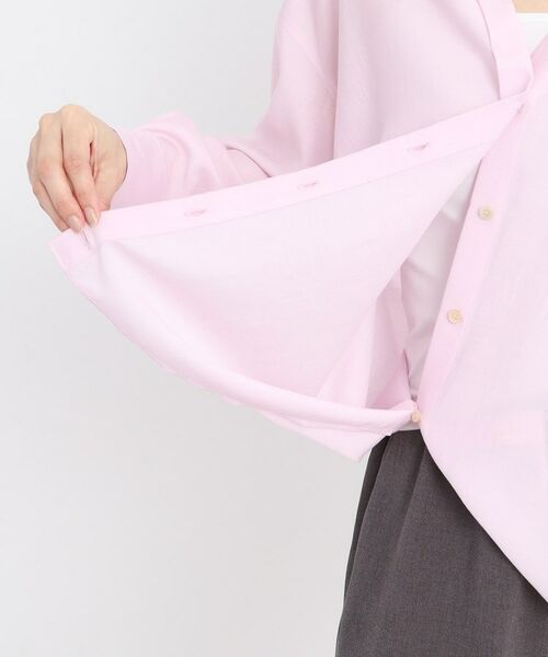 ブラウス シャツ 「夏SALE／接触冷感／マシンウォッシュ可」3WAYシアーシャツブラウス レディース セール】【夏SALE／接触冷感／マシンウォッシュ可】3WAYシアー