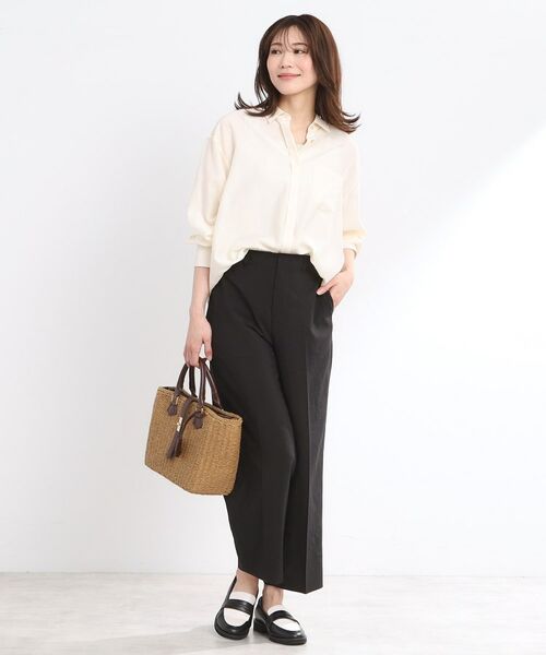 Reflect / リフレクト シャツ・ブラウス | 【マシンウォッシュ可】3WAYシアーシャツブラウス | 詳細5