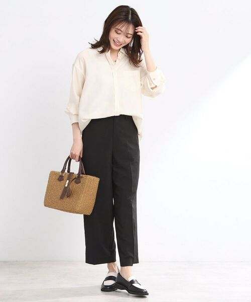 Reflect / リフレクト シャツ・ブラウス | 【マシンウォッシュ可】3WAYシアーシャツブラウス | 詳細6