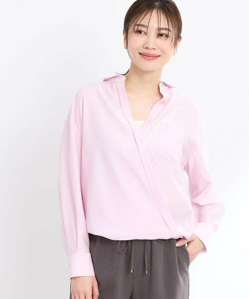 Reflect / リフレクト シャツ・ブラウス | 【マシンウォッシュ可】3WAYシアーシャツブラウス | 詳細8