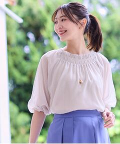 Reflect / リフレクト シャツ・ブラウス | 【洗える】シャーリングデザインブラウス