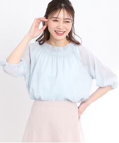 Reflect / リフレクト シャツ・ブラウス | 【洗える】シャーリングデザインブラウス