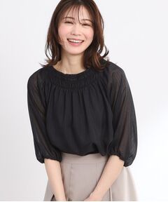 Reflect / リフレクト シャツ・ブラウス | 【洗える】シャーリングデザインブラウス