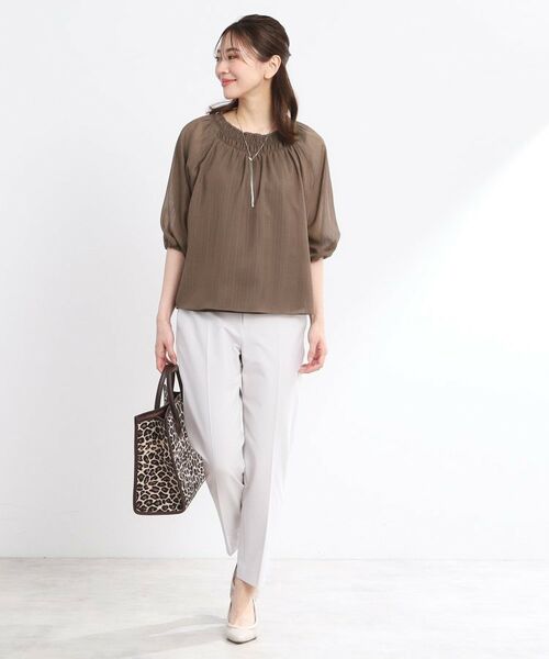 Reflect / リフレクト シャツ・ブラウス | 【洗える】シャーリングデザインブラウス | 詳細10