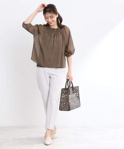 Reflect / リフレクト シャツ・ブラウス | 【洗える】シャーリングデザインブラウス | 詳細11