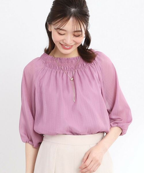 Reflect / リフレクト シャツ・ブラウス | 【洗える】シャーリングデザインブラウス | 詳細17