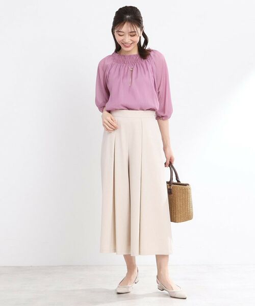 Reflect / リフレクト シャツ・ブラウス | 【洗える】シャーリングデザインブラウス | 詳細19