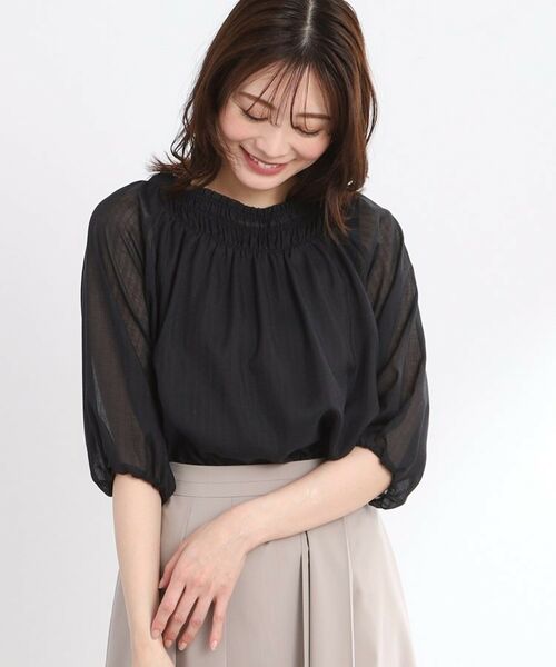 Reflect / リフレクト シャツ・ブラウス | 【洗える】シャーリングデザインブラウス | 詳細5