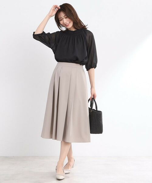 Reflect / リフレクト シャツ・ブラウス | 【洗える】シャーリングデザインブラウス | 詳細7