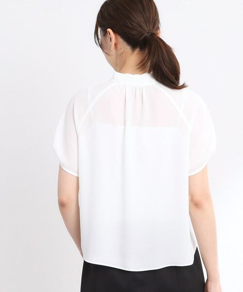 Reflect / リフレクト シャツ・ブラウス | 【夏SALE／接触冷感／マシンウォッシュ可／吸水速乾／セットアップ可】ボウタイブラウス | 詳細12