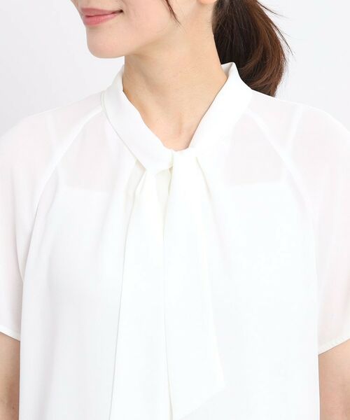 Reflect / リフレクト シャツ・ブラウス | 【夏SALE／接触冷感／マシンウォッシュ可／吸水速乾／セットアップ可】ボウタイブラウス | 詳細13