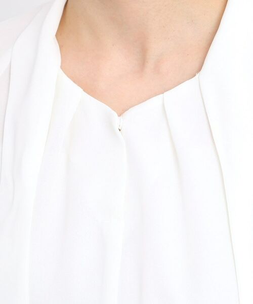 Reflect / リフレクト シャツ・ブラウス | 【夏SALE／接触冷感／マシンウォッシュ可／吸水速乾／セットアップ可】ボウタイブラウス | 詳細15