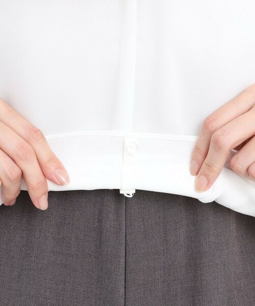 Reflect / リフレクト シャツ・ブラウス | 【夏SALE／接触冷感／マシンウォッシュ可／吸水速乾／セットアップ可】ボウタイブラウス | 詳細16