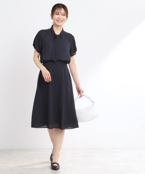 Reflect / リフレクト シャツ・ブラウス | 【夏SALE／接触冷感／マシンウォッシュ可／吸水速乾／セットアップ可】ボウタイブラウス | 詳細6