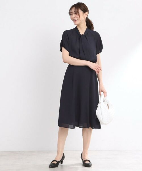 Reflect / リフレクト シャツ・ブラウス | 【夏SALE／接触冷感／マシンウォッシュ可／吸水速乾／セットアップ可】ボウタイブラウス | 詳細7