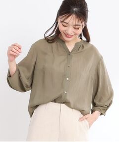 Reflect / リフレクト シャツ・ブラウス | 【マシンウォッシュ可／セットアップ可】スリーブディティールブラウス