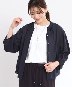 Reflect / リフレクト シャツ・ブラウス | 【マシンウォッシュ可／セットアップ可】スリーブディティールブラウス