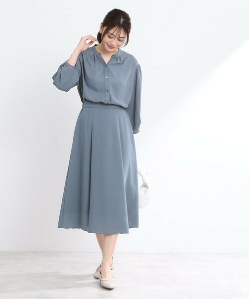 Reflect / リフレクト シャツ・ブラウス | 【マシンウォッシュ可/セットアップ可】スリーブディティールブラウス | 詳細11