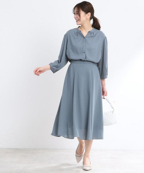 Reflect / リフレクト シャツ・ブラウス | 【マシンウォッシュ可/セットアップ可】スリーブディティールブラウス | 詳細12