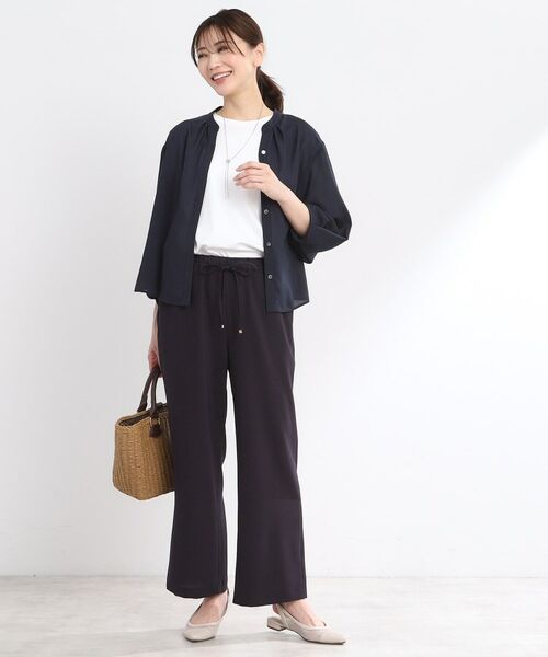 Reflect / リフレクト シャツ・ブラウス | 【マシンウォッシュ可/セットアップ可】スリーブディティールブラウス | 詳細15