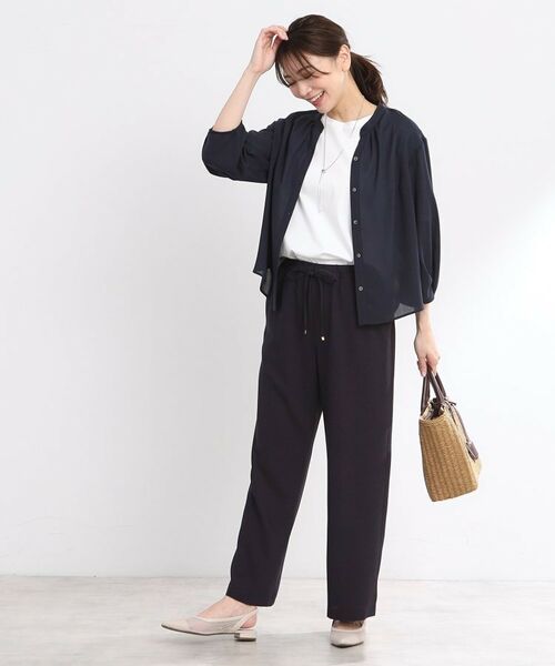 Reflect / リフレクト シャツ・ブラウス | 【マシンウォッシュ可/セットアップ可】スリーブディティールブラウス | 詳細16