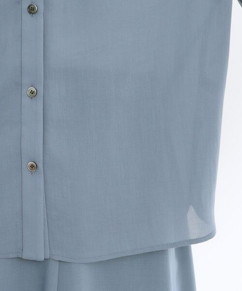 Reflect / リフレクト シャツ・ブラウス | 【マシンウォッシュ可/セットアップ可】スリーブディティールブラウス | 詳細24