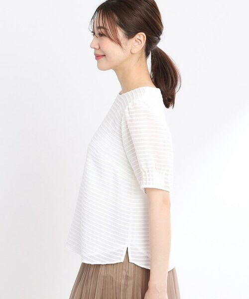 Reflect / リフレクト シャツ・ブラウス | 【夏SALE/手洗い可】トゥインクルボーダーブラウス | 詳細13