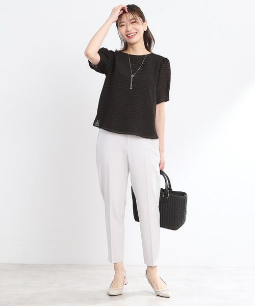 Reflect / リフレクト シャツ・ブラウス | 【夏SALE/手洗い可】トゥインクルボーダーブラウス | 詳細9