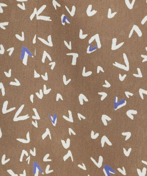 Reflect / リフレクト シャツ・ブラウス | 【マシンウォッシュ可／セットアップ可】ボウタイプリントブラウス | 詳細16