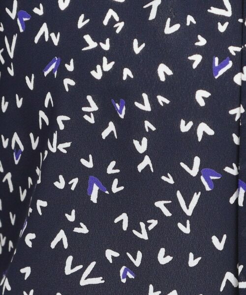 Reflect / リフレクト シャツ・ブラウス | 【マシンウォッシュ可／セットアップ可】ボウタイプリントブラウス | 詳細20