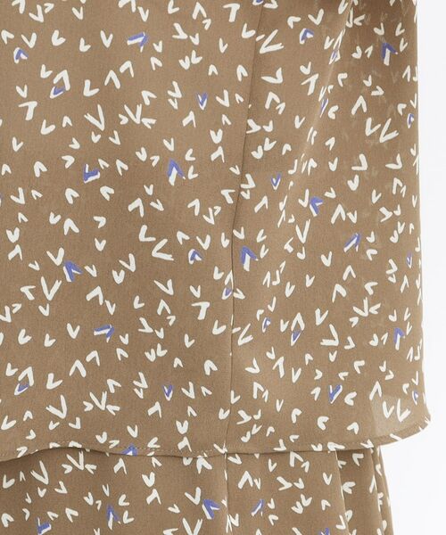 Reflect / リフレクト シャツ・ブラウス | 【マシンウォッシュ可／セットアップ可】ボウタイプリントブラウス | 詳細29