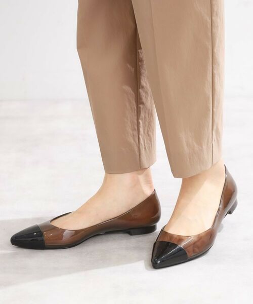 Reflect / リフレクト レインシューズ | 【雨の日OK！／通勤にも使えるキレイめデザイン◎】クリアバイカラーレインシューズ | 詳細4